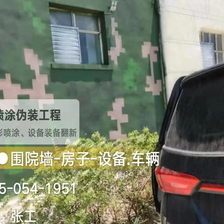 绥化数码迷彩漆施工